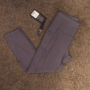 90 Degree Mauve Leggings with pockets. High rise